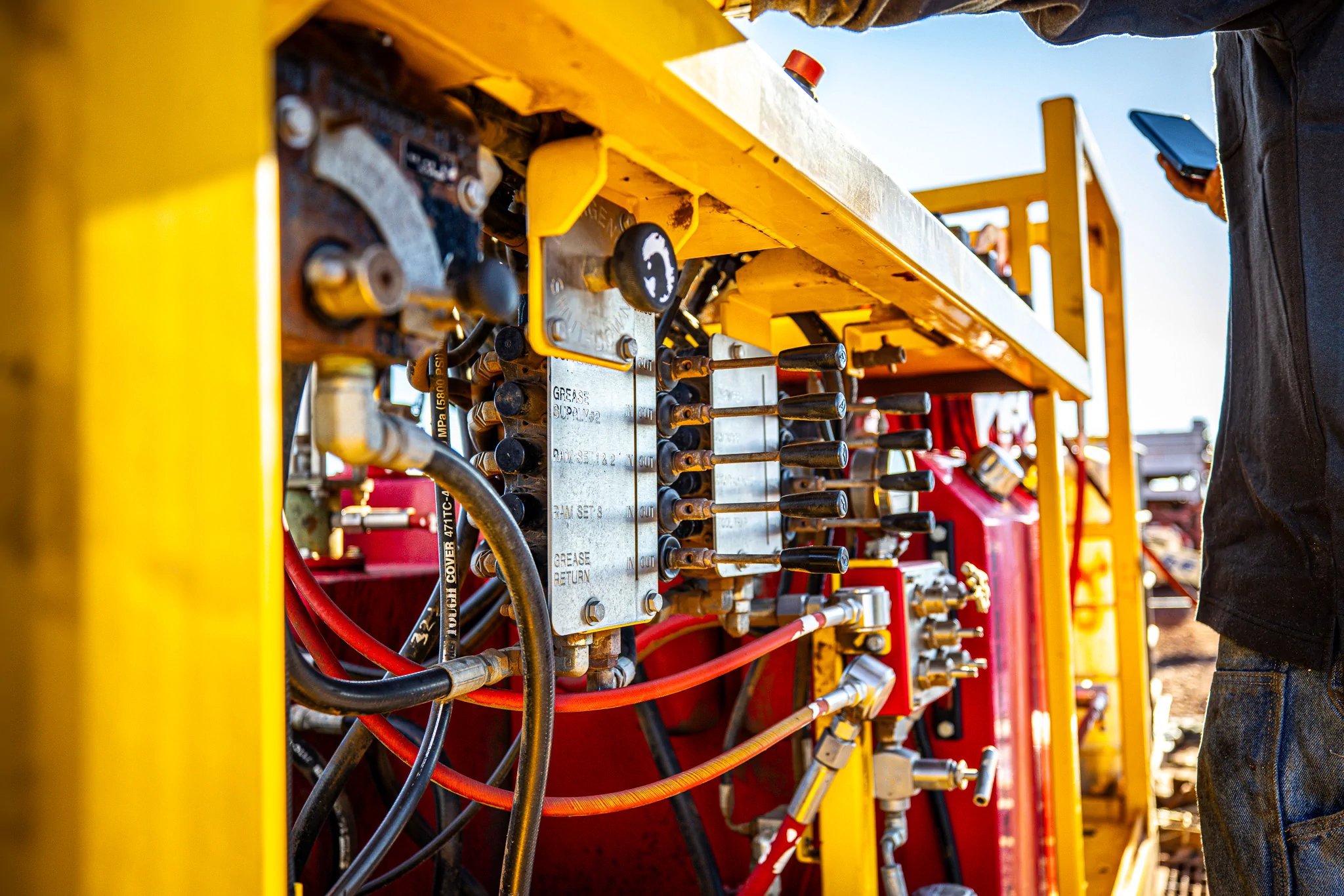 Industrial machinery background